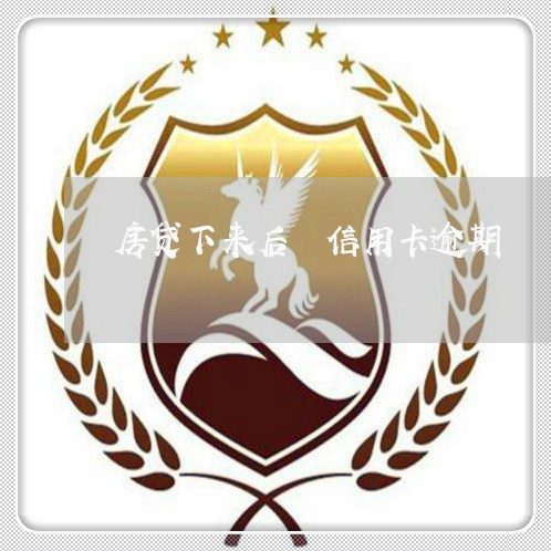 房贷下来后 信用卡逾期/2023072118280